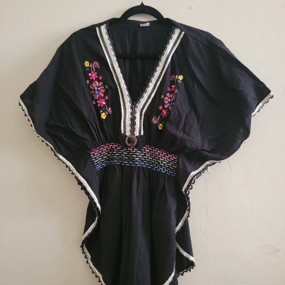 Embroidered top